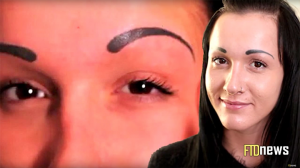 bad fake eyebrows