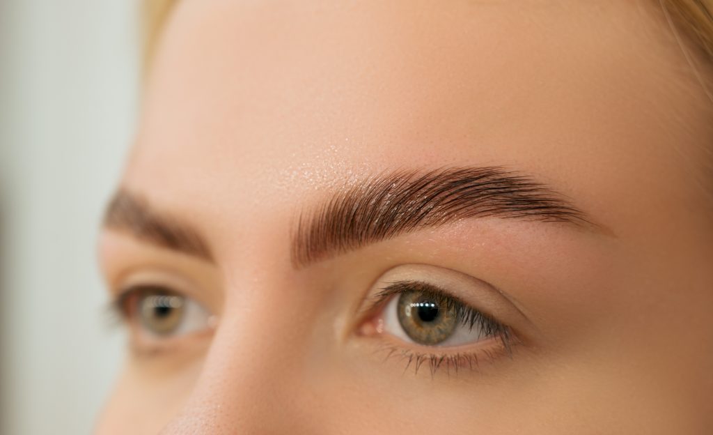 Laminated eyebrows